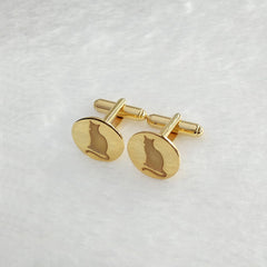 Kitty Cat Cufflinks by Artsy Store