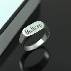 Classic Unisex 925 Sterling Silver Ring