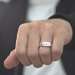 Classic Unisex 925 Sterling Silver Ring