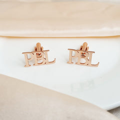 Personalized Name Initials Cufflinks
