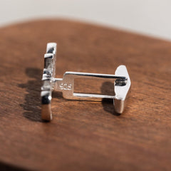 Name Cufflinks - Groom Wedding Cufflinks