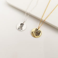 Personalized Photo Engraved Necklace