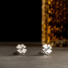 Four Leaf Name Cufflinks