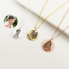 Photo Necklace by Artsy Store