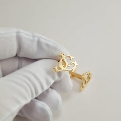 Personalized CuffLinks- Initials Cufflinks