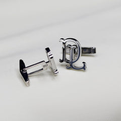 Customized Initials Cufflinks by Artsy Store