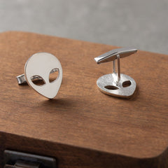 Alien Cufflinks by Artsy Store