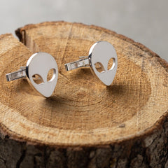 Alien Cufflinks by Artsy Store