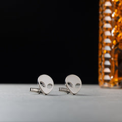 Alien Cufflinks by Artsy Store