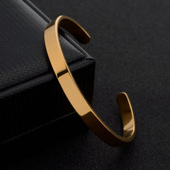 Custom Secret Message Cuff Bracelet