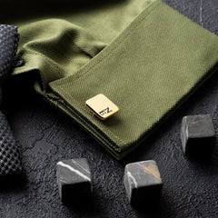 Exquisite Monogram Cufflinks- Initials Printed