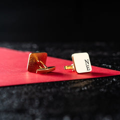 Exquisite Monogram Cufflinks- Initials Printed