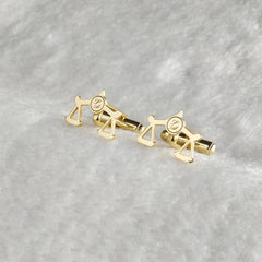 Justice and Initials Cufflinks