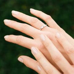 Sun And Moon Couple Pure Silver Rings