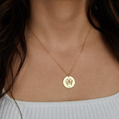 Pet Photo Necklace in Sterling Silver