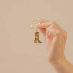 Engraved Pet Keychain by Artsy Store