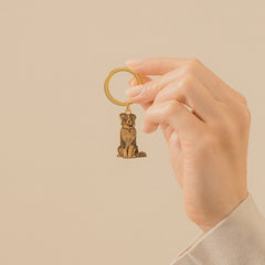 Engraved Pet Keychain by Artsy Store