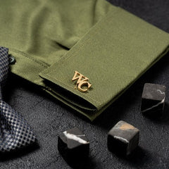 Groomsmen gift - Initials Cufflinks