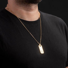 Men's Initial Necklaces by Artsy Store