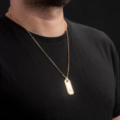 Men's Initial Necklaces by Artsy Store