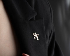 Custom Women's Letter Brooch