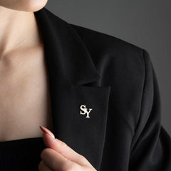 Custom Women's Letter Brooch
