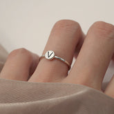 Initial Personalized Ring(Pure Silver)