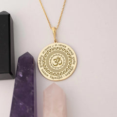 Maha Mrityunjaya Mantra Om Pendant