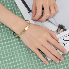 Engraved Cuff Bracelet