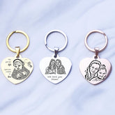 Engraved Photo Keychain
