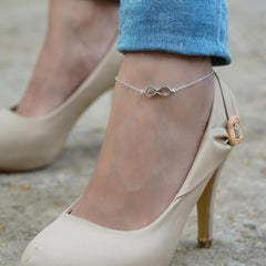 Plain Infinity Anklet