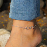 Plain Infinity Anklet