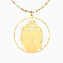 GOLD PLATED BUDDHA NECKLACE