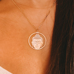 GOLD PLATED BUDDHA NECKLACE
