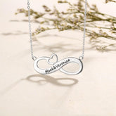 Custom Infinity Name Engraved Necklace