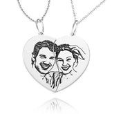 Couple Photo Necklace