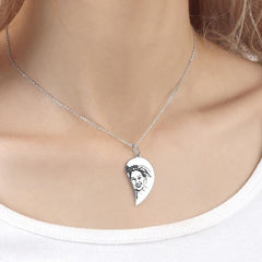 Couple Photo Necklace