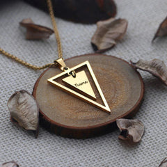 TRIANGLE SHAPE NECKLACE