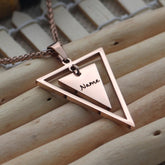 TRIANGLE SHAPE NECKLACE