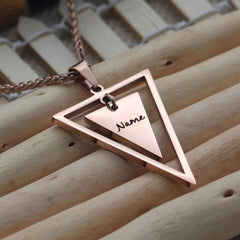 TRIANGLE SHAPE NECKLACE