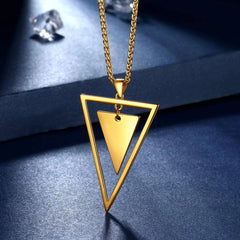 TRIANGLE SHAPE NECKLACE