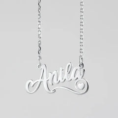Heart Decorated Name Necklace