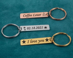 Custom Engraved Key Ring