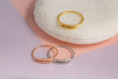 Name Engraving Custom Ring