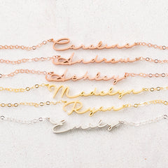 Minimal Name Necklace