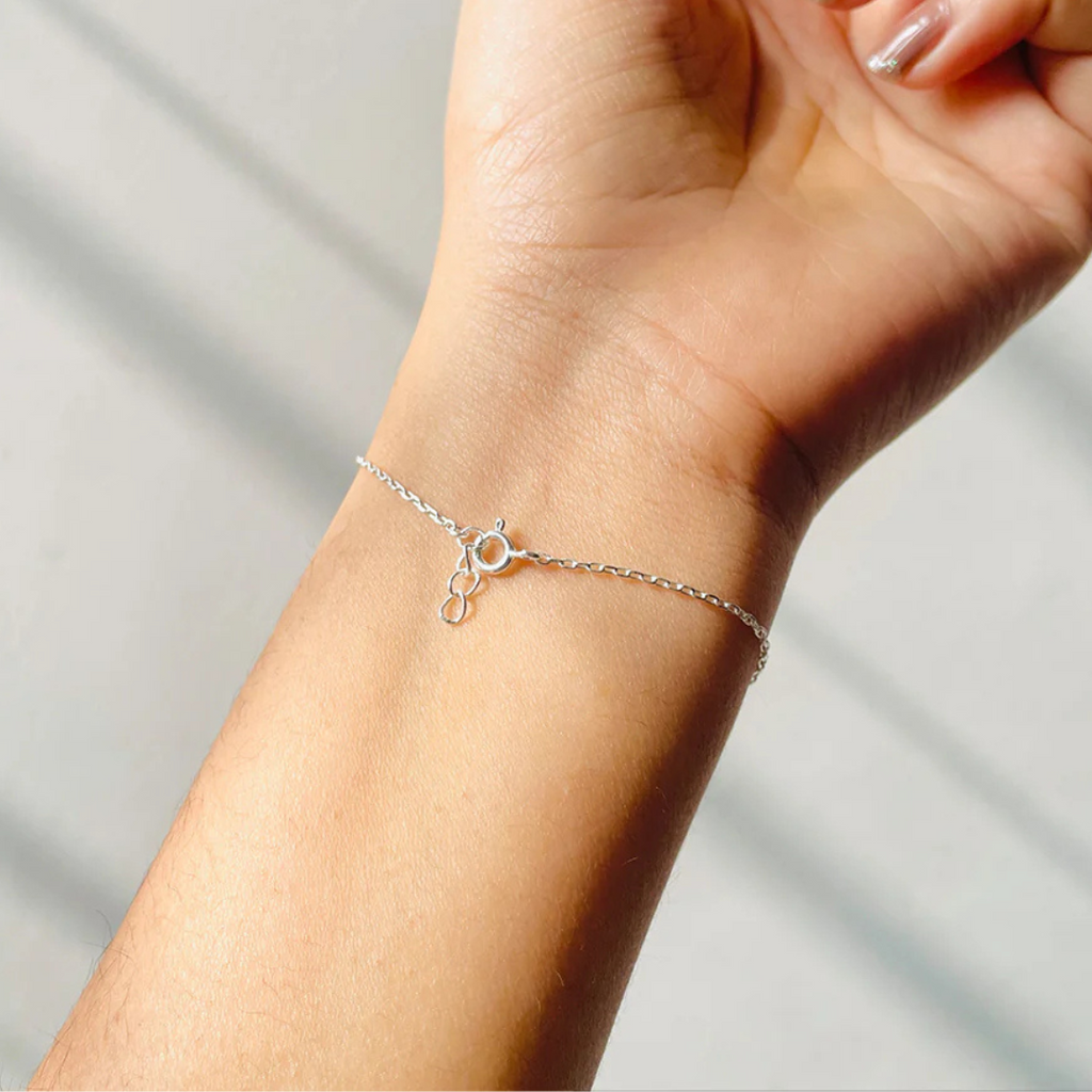 Nazar Evil Eye Minimalist Bracelet (925 Sterling Silver)