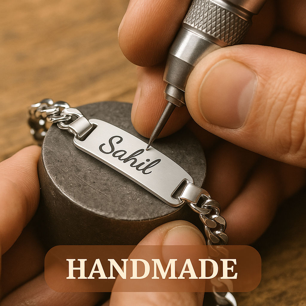 Personalized Name Engraved Bracelet