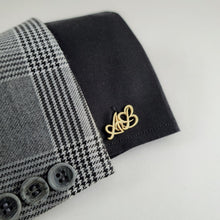 Load image into Gallery viewer, Personalized Initials Heart Cuff Link