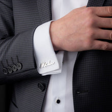 Load image into Gallery viewer, Personalized Name Cufflinks For Groomsmen Gifts