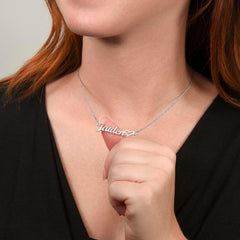 Name with Heart Necklace
